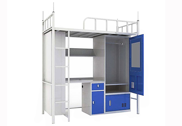 海發(fā)公寓床、單人正面斜爬公寓床