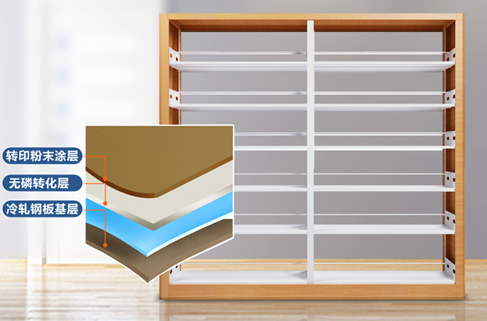 海發(fā)書架、鋼制書架標準