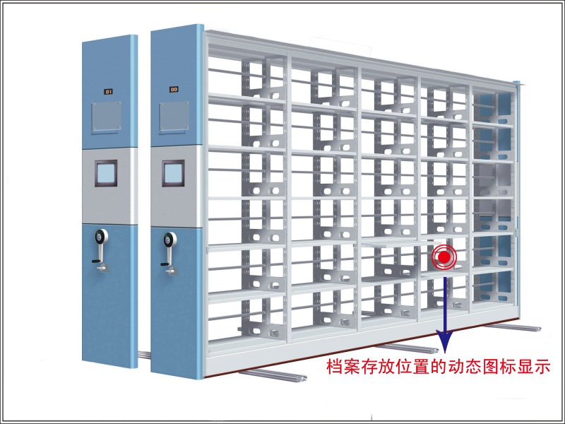 專業(yè)三立柱密集架、圖書密集架廠家深圳海發(fā)