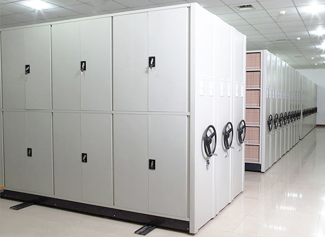 海發(fā)密集架案例、全封閉式密集架、半封閉式密集架、手動密集架案例