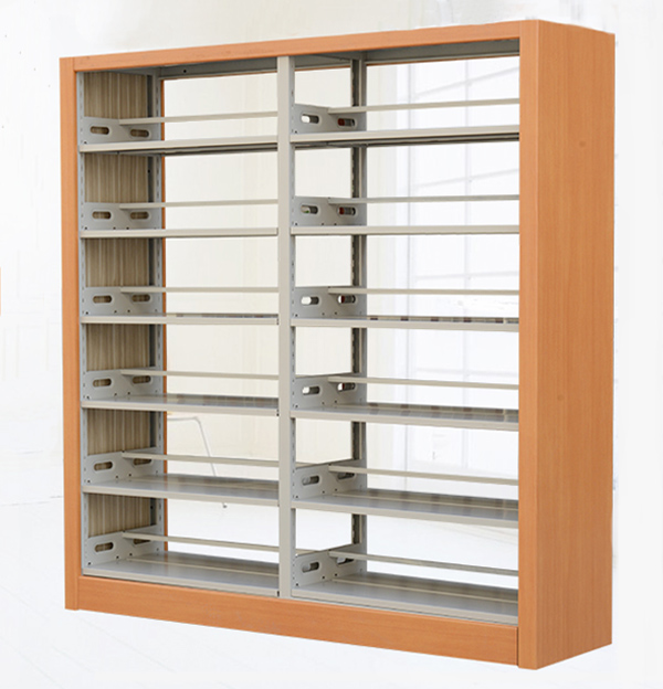 海發(fā)鋼木書架，鋼制書架，圖書館書架