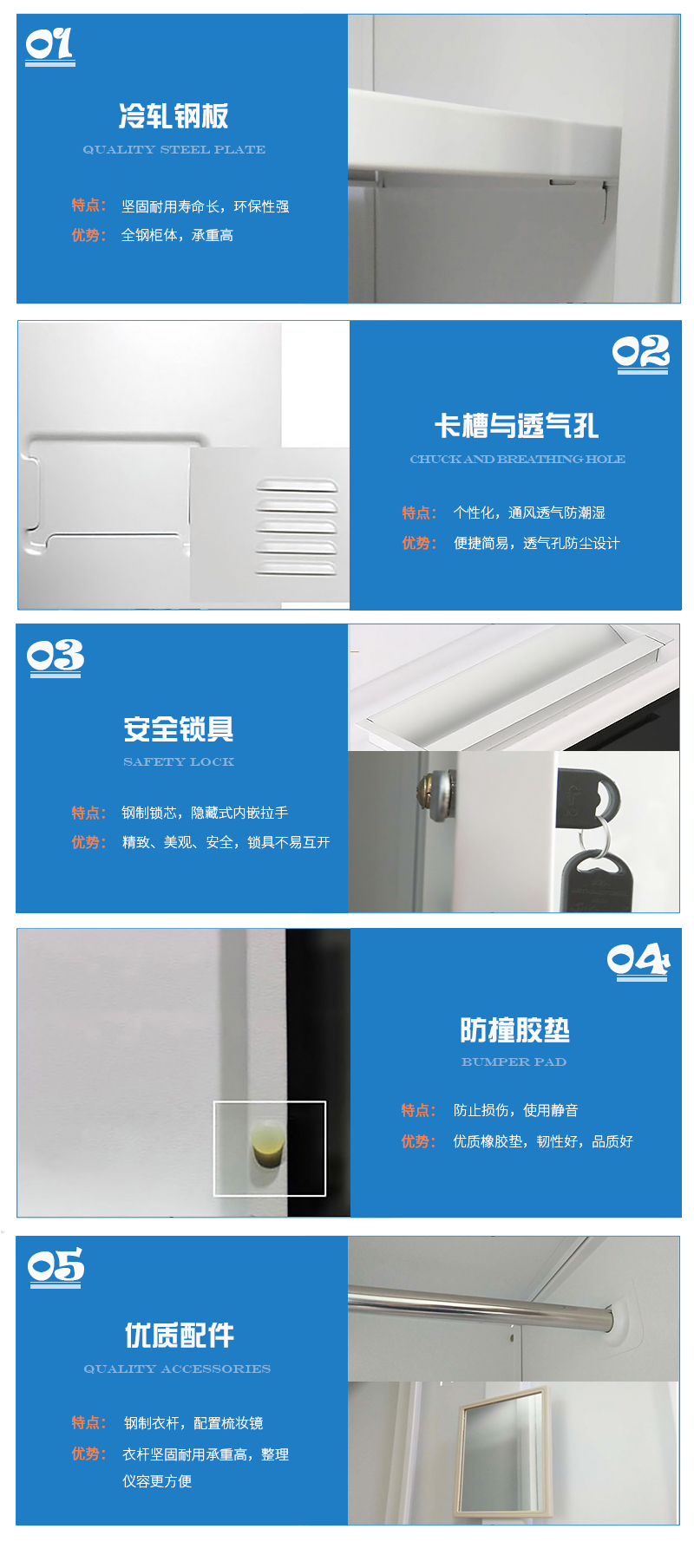 海發(fā)HF-YGNL系列鋼制更衣柜細(xì)節(jié)，更衣柜產(chǎn)品介紹