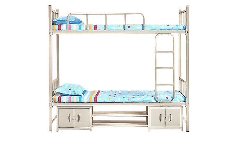 海發(fā)上下鋪鐵床（帶床箱）、雙層鐵架床